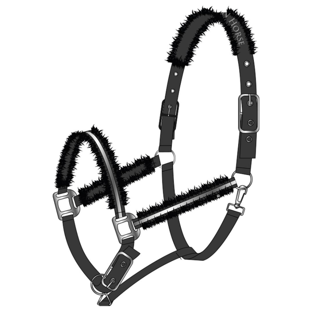Mountain Horse Halter #colour_black
