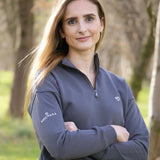 Mochara Half Zip Sweatshirt 
#colour_charcoal-grey