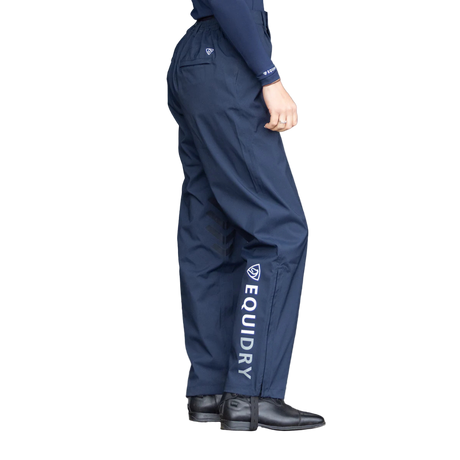 EQUIDRY Women's Unlined Waterproof Trousers #colour_navy