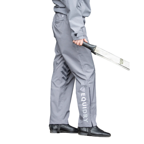 EQUIDRY Women's Unlined Waterproof Trousers #colour_grey
