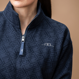 Alessandro Albanese Gabriella Half Zip Sweatshirt #colour_core-navy