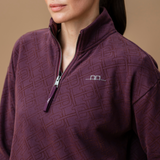 Alessandro Albanese Gabriella Half Zip Sweatshirt #colour_primatova