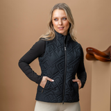 Alessandro Albanese Neve Monogram Quilted Gilet #colour_core-black