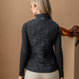 Alessandro Albanese Neve Monogram Quilted Gilet #colour_core-black