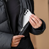 Alessandro Albanese Nivia Ripstop Long Puffer Coat #colour_core-black