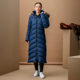 Alessandro Albanese Nivia Ripstop Long Puffer Coat #colour_core-navy