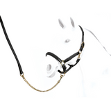 Equipe Heavy Braiding Halter #colour_black