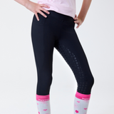 Horseware Ireland Children's Riding Tights  #colour_core-black