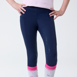 Horseware Ireland Children's Riding Tights  #colour_core-navy