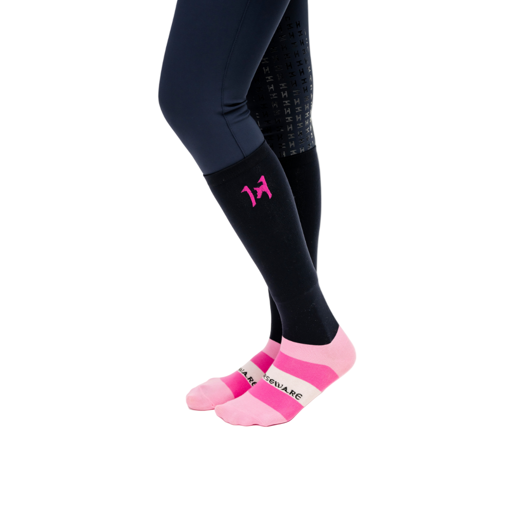 Horseware Ireland Newmarket Athletix Socks #colour_newmarket-pink