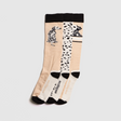Toggi Dalmatian Socks 3 Pack #colour_peach-black-white