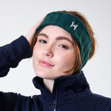 Horseware Ireland Swift Knitted Headband #colour_dynasty-green