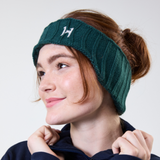 Horseware Ireland Swift Knitted Headband #colour_dynasty-green