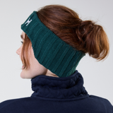 Horseware Ireland Swift Knitted Headband #colour_dynasty-green