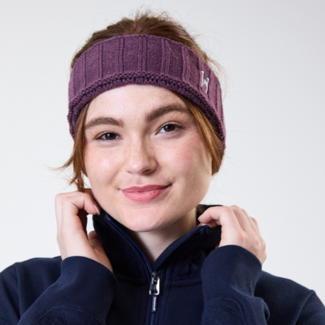 Horseware Ireland Swift Knitted Headband #colour_celstial-purple