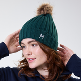 Horseware Ireland Aura Knitted Hat #colour_dynasty-green