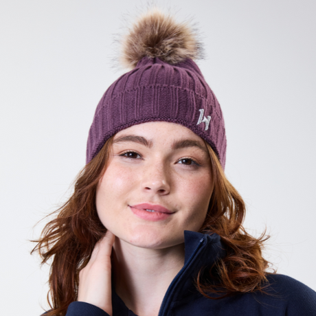 Horseware Ireland Aura Knitted Hat #colour_celestial-purple