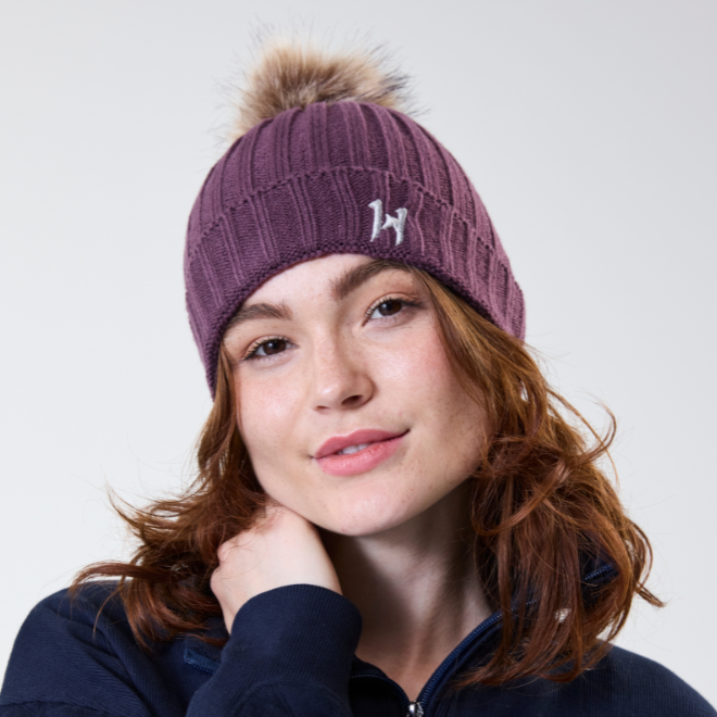 Horseware Ireland Aura Knitted Hat #colour_celestial-purple