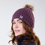 Horseware Ireland Aura Knitted Hat #colour_celestial-purple