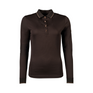 HKM Ladies Long Sleeve Polo Shirt -Rosegold Glamour- Style #colour_brown-rose-gold