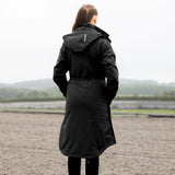 EQUIDRY Women's Bronte Riding Coat with Removable Hood #colour_black