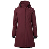 Stierna Stella Winter Short Coat #colour_merlot