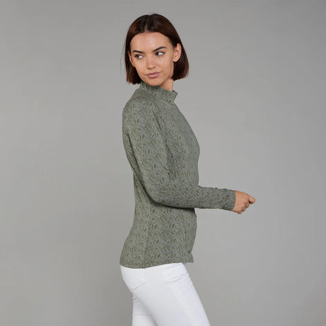 Toggi Verdant Womens Long Sleeve Top #colour_khaki-print