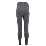 Woof Wear All Season Ladies Full Seat Riding Tights #colour_dove-grey