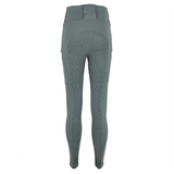 Woof Wear All Season Ladies Full Seat Riding Tights #colour_sage-green