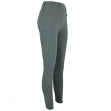 Woof Wear All Season Ladies Full Seat Riding Tights #colour_sage-green