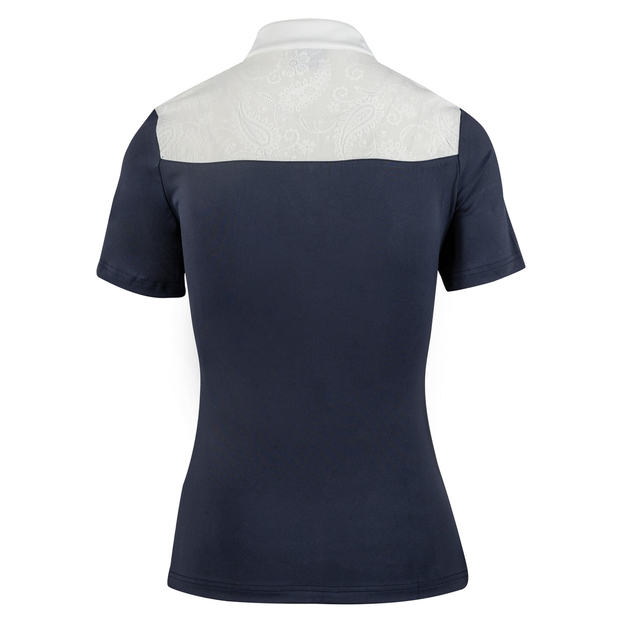 Woof Wear Ladies Vision Competition Shirt #colour_navy-white