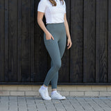 Woof Wear Original Lite Riding Tights #colour_sage-green