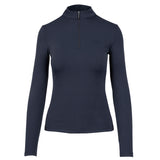 Woof Wear Ladies Long Sleeve Tech Riding Shirt #colour_navy