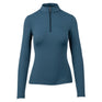 Woof Wear Ladies Long Sleeve Tech Riding Shirt #colour_petrol-blue
