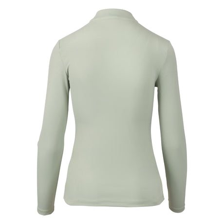 Woof Wear Ladies Long Sleeve Tech Riding Shirt #colour_sage-green