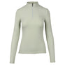 Woof Wear Ladies Long Sleeve Tech Riding Shirt #colour_sage-green