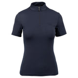 Woof Wear Ladies Short Sleeve Tech Riding Shirt #colour_navy