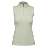 Woof Wear Ladies Sleeveless Tech Riding Shirt #colour_sage-green