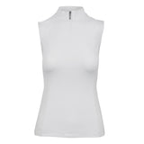 Woof Wear Ladies Sleeveless Tech Riding Shirt #colour_white
