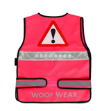 Woof Wear Adults LED Hi Vis Riding Vest #colour_hi-viz-pink