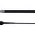 Woof Wear Harmony Leather Dressage Whip #colour_black-silver