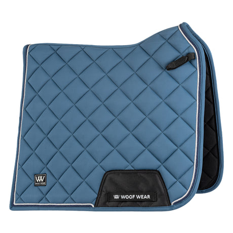Woof Wear Vision Aura Dressage Saddle Pad #colour_petrol-blue