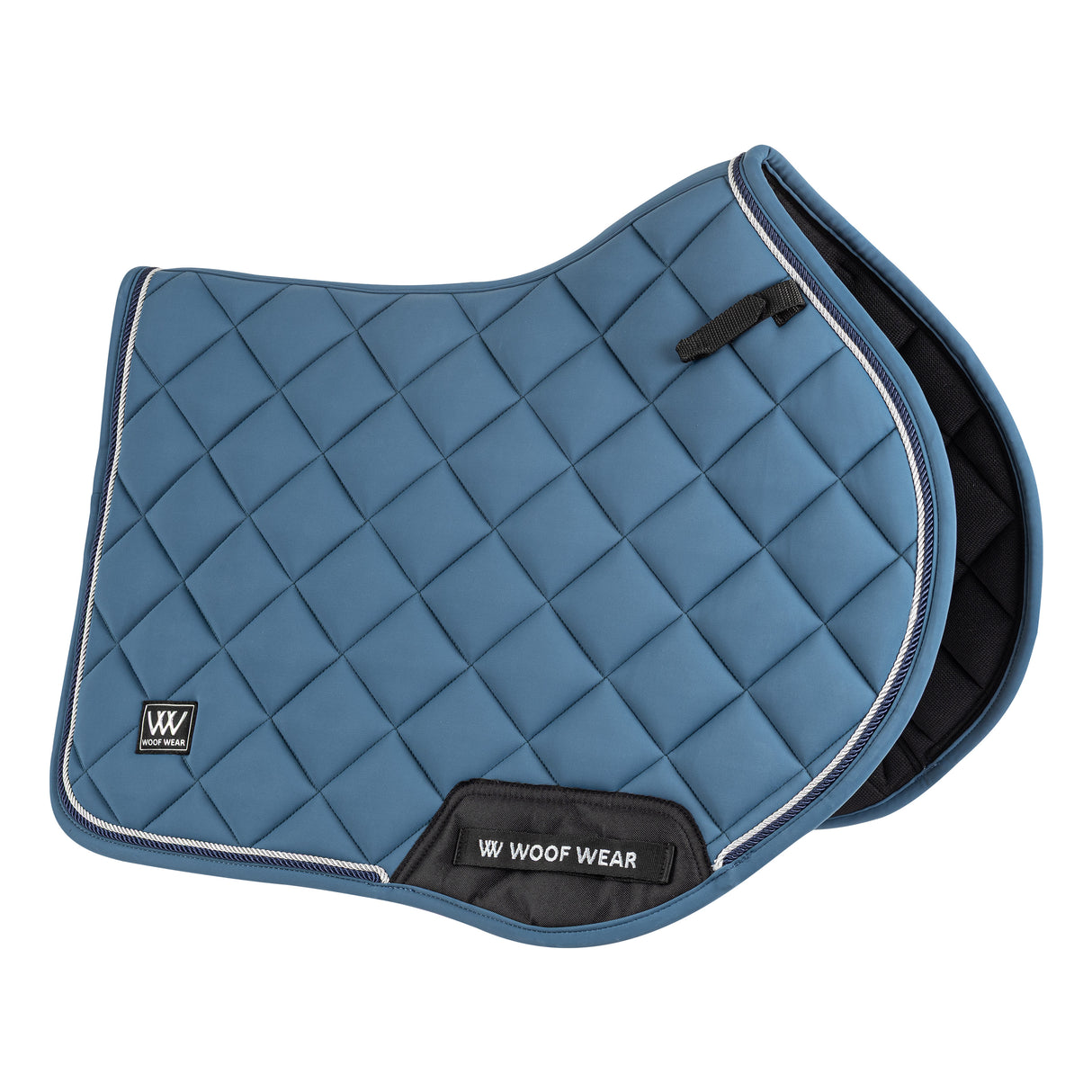 Woof Wear Vision Aura Close Contact Saddle Pad #colour_petrol-blue