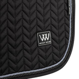 Woof Wear Herringbone Close Contact Saddle Pad #colour_black
