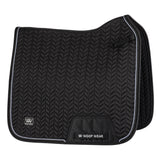 Woof Wear Herringbone Dressage Saddle Pad #colour_black