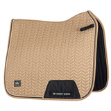 Woof Wear Herringbone Dressage Saddle Pad #colour_caramel