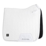 Woof Wear Herringbone Dressage Saddle Pad #colour_white