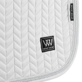 Woof Wear Herringbone Dressage Saddle Pad #colour_white