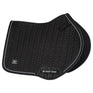 Woof Wear Herringbone Close Contact Saddle Pad #colour_black