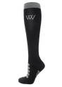 Woof Wear Long Winter Tech Riding Sock #colour_black-grey
